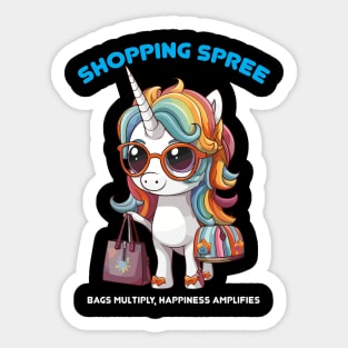 SHOPPING SPREE Sticker